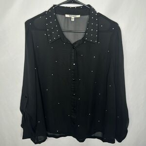 Women’s Daniel Rainn transparent blouse